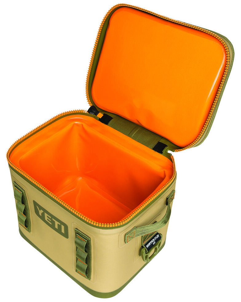 Yeti Field Guide YETI Hopper Flip 12 Softsided Cooler Field Tan Yeti Field Guide YETI Hopper Flip 12 Softsided Cooler Field Tan