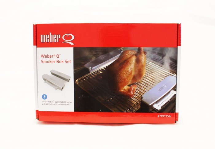 Weber outlet smoker box