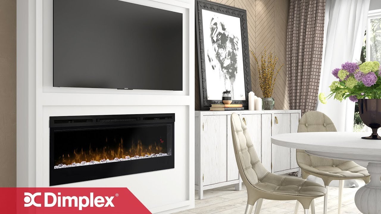 Dimplex 74 Wall Mounted Prism Electric, Electric Wall Mounted Fireplace Australia