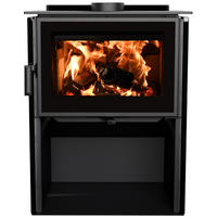 Pacific Energy NeoView 2.5 Wood Heater on Pedestal
