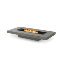 Gin 90 Low Fire Pit Table with Black Burner