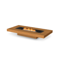 Gin 90 Low Fire Pit Table with Black Burner