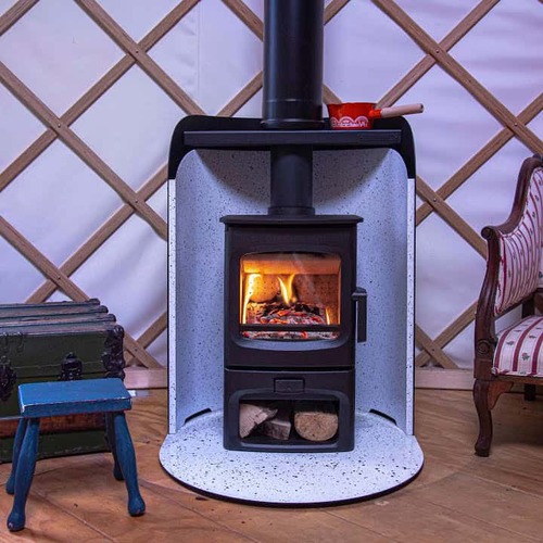 Charnwood Stove Pod and Vlaze Splatter Insert