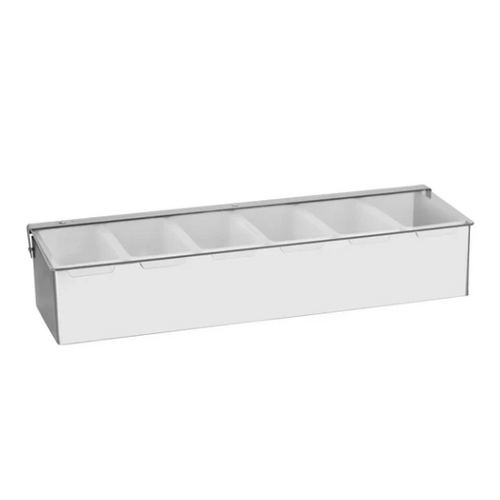 Condiment Dispenser S/S 6-Comp 