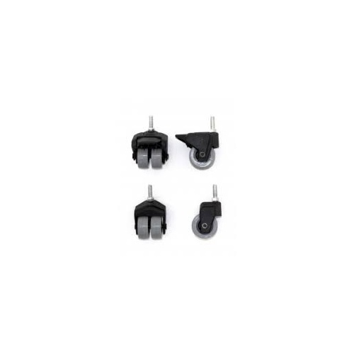 BGE Hardwood Table Set 4 Castors 