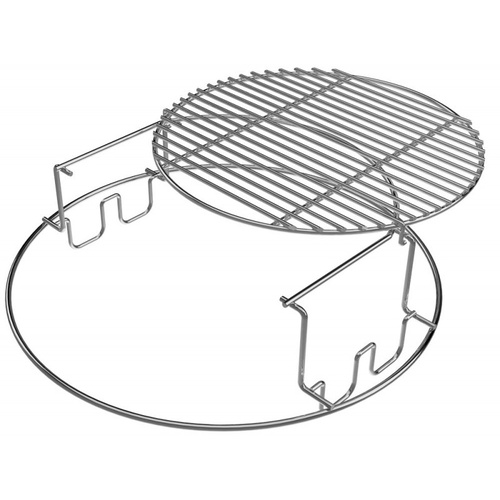 BGE Eggspander 2 piece multi level rack & Grid Kit - L 