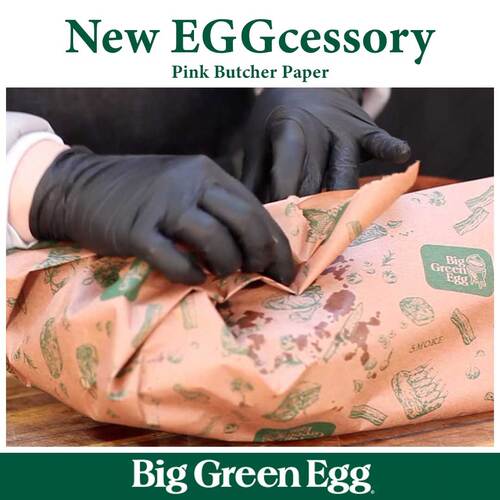 BGE Branded Pink Butchers Paper 18” (46cm ) x 75ft (23 Metres)