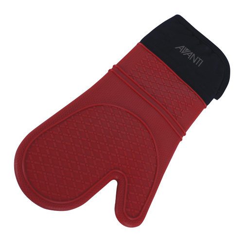 Avanti Silicone Oven Glove - Red (16584)