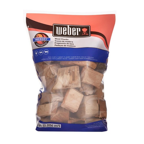 Weber Hickory Wood Chunks 1.8kg