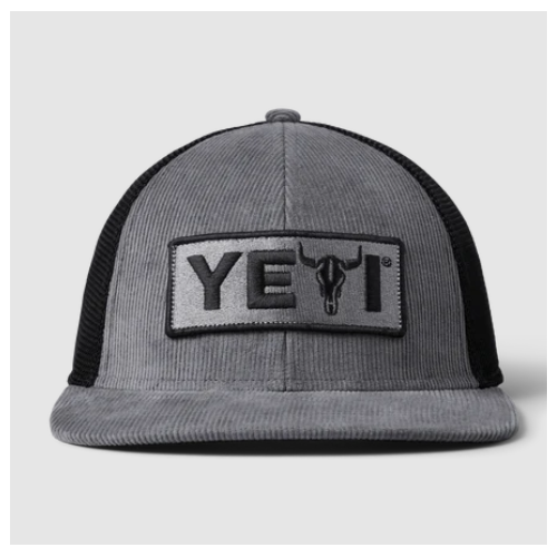 Steer Flat Brim Hat Grey