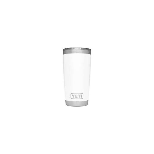 Yeti Rambler 20oz Tumbler w/MS Lid White