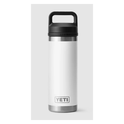 YETI RAMBLER® 18 OZ (532 ML) WHITE BOTTLE WITH CHUG CAP