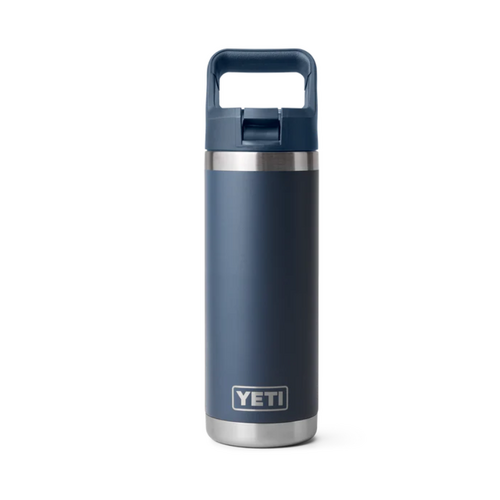 Yeti 18oz Rambler Straw Bottle Navy (532ml)