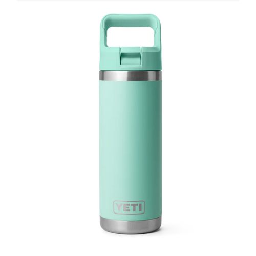 Yeti 18oz Rambler Straw Bottle Seafoam (532ml)