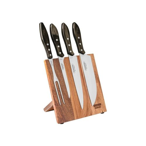 Tramontina 5pc Barbecue Magnetic knife Block