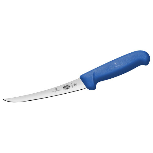 Victorinox Boning Knife Blue- Curved Narrow 15cm Blade (Blue) 