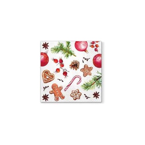 Christmas Lunch Napkin Homemade Sweets