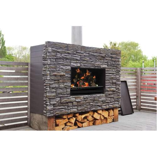 Escea EW5000 Outdoor Wood Fire - with cooking grate
