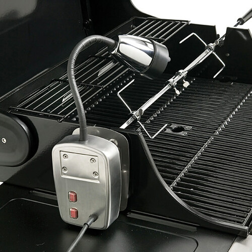 Gasmate Rotisserie Kit 240V SS w. Light (GRT5)