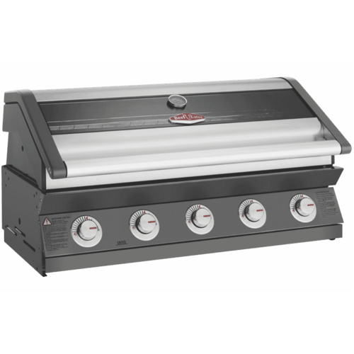 Beefeater 1600 Series Dark 5 Burner - Inbuilt w/Cast Iron Burners & Grills