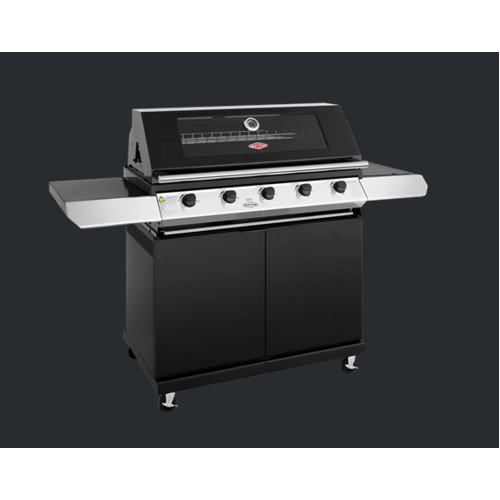 Beefeater 1200 Series Black Enamel 5 Burner Mobile BBQ