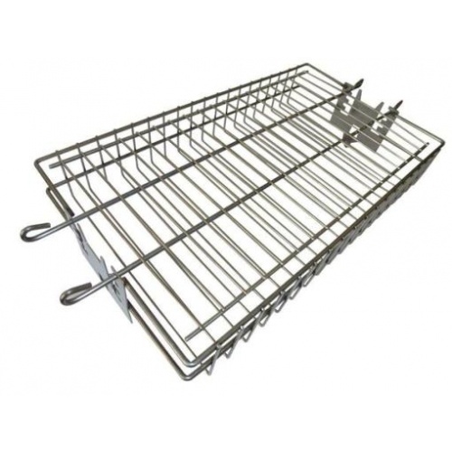 Flaming Coals Spit Rotisserie Multi Use Basket Stainless