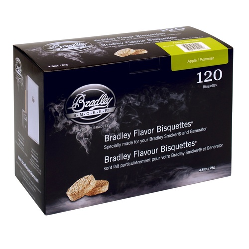Bradley Bisquettes Apple - 120 Pack 