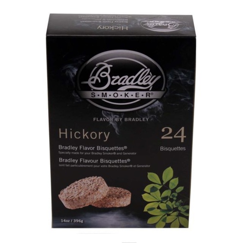 Bradley Bisquettes Hickory - 24 Pack 