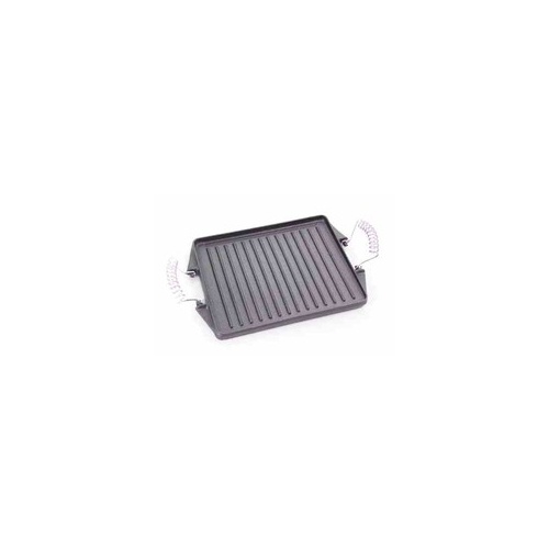 Cast Iron Reversible BBQ Plate 27cm x 21cm
