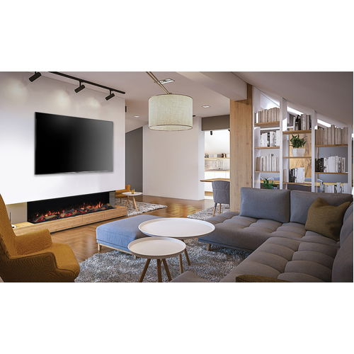 Rinnai ES2200 Electric Fire 1/2/3 Sided Fireplace