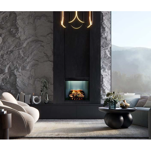 Real Flame Evo 750 Electric Fireplace w Log and Coal Set
