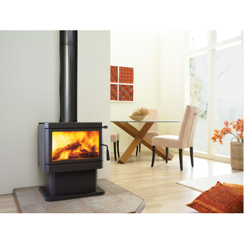 Regency Cardinia F150B F/F Wood Fire Black