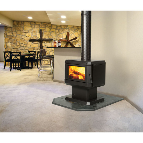 Regency Albany F200B F/S Wood Fire Black