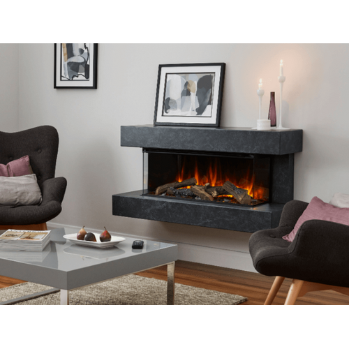 British Fires New Forest 1600 Winchester Suite - Grey