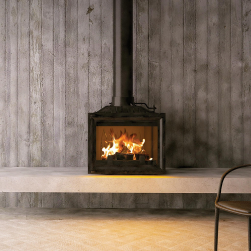 PAD - Modica Freestanding Fireplace