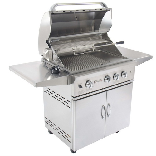 Grandfire Classic 32 BBQ Complete with Sear Burner & Trolley