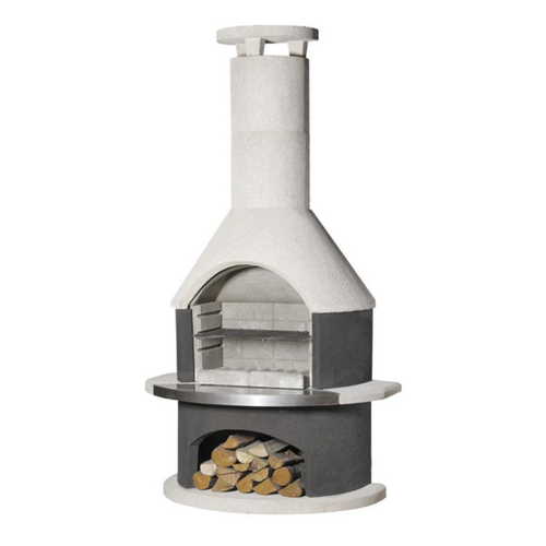 Buschbeck Rondo Outdoor Fireplace Grey
