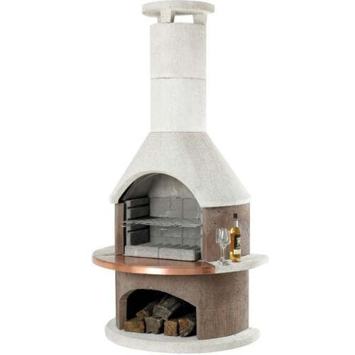 Buschbeck Rondo Outdoor Fireplace Mocha
