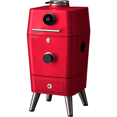 Everdure 4K Electric Ignition charcoal oven - Red