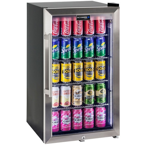 Schmick HUS-SC88-SS Outdoor Triple Glazed Alfresco Bar Fridge - 98L