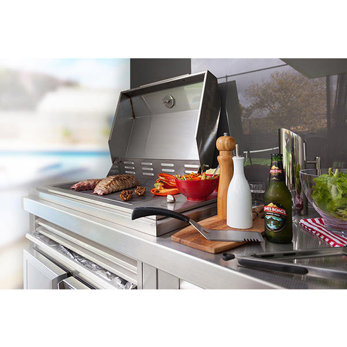 Heatlie Island Gourmet Elite 600 5mm Mild Steel Plate LPG