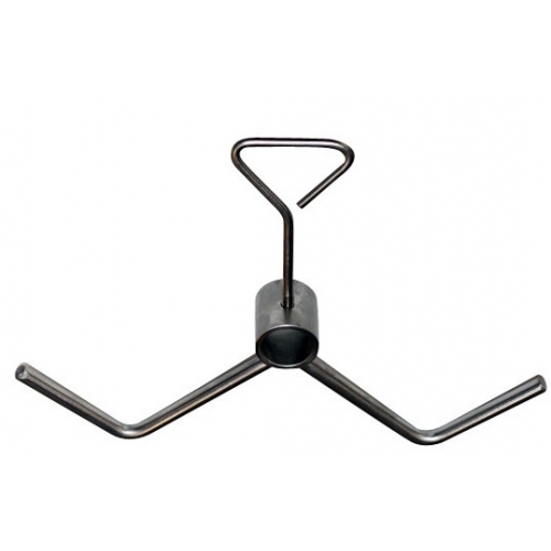 Flaming Coals Spit Roast Leg Bracket - 28mm round