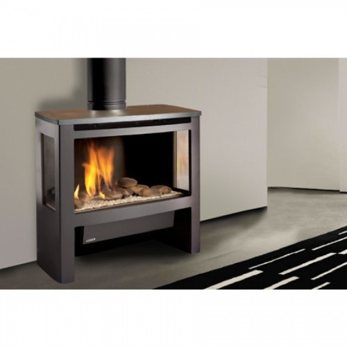 Lopi Cypress GS2 Ember Fyre - Freestanding Gas Fireplace 