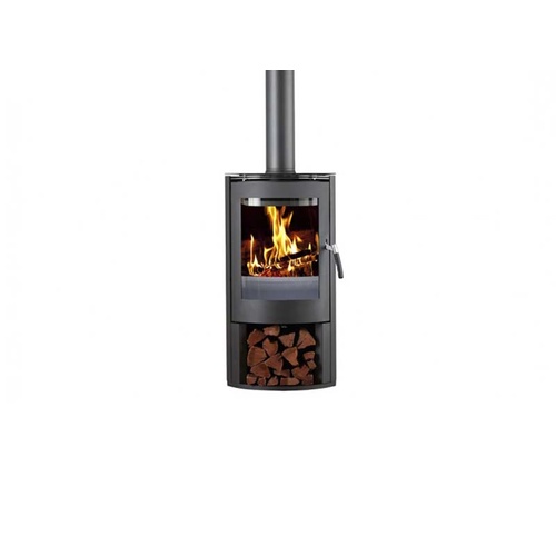 Maxiheat Modena F/S Wood Fire Metallic Black