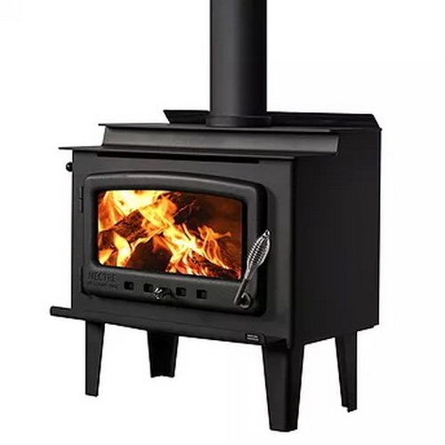 Nectre Mk1 LE Radiant Wood Heater on Legs