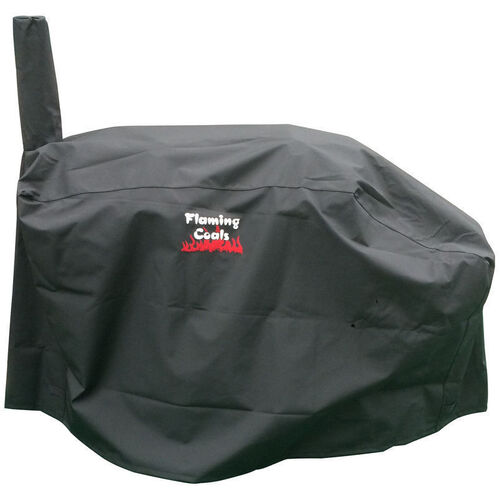 Flaming Coals Offset Smoker Cover