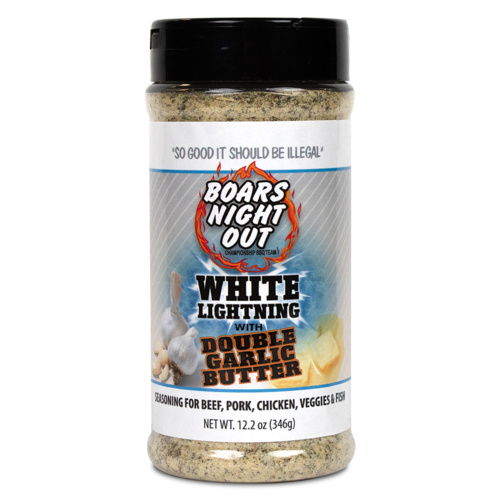 Boars Night Out White Lightning Double garlic butter Rub