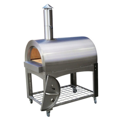Flaming Coals Stainless Steel Wood Fired Pizza Oven