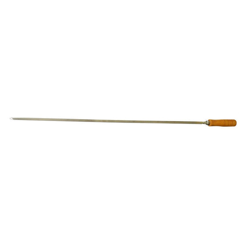 Stainless steel spit skewer - 8mm thick - solid 750mm long