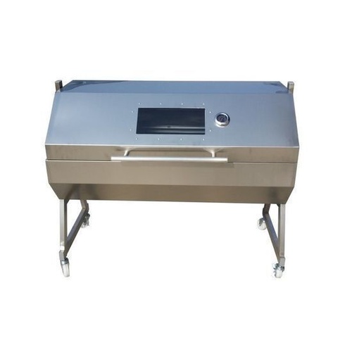 Flaming Coals 1200 Hooded Spartan Spit Roaster with 30kg motor